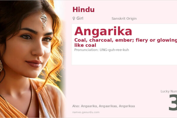 Angarika Name Meaning — Sanskrit Origin, Girl Hindu Name & Details (2025)