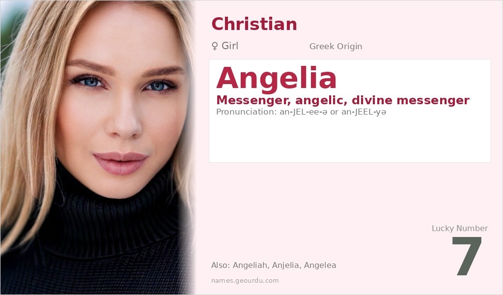 Angelia Name Meaning and Details