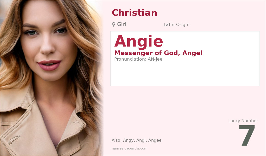 Angie Name Meaning and Details