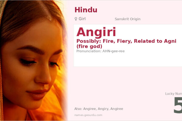 Angiri Name Meaning — Origin, Gender & Details (2025)