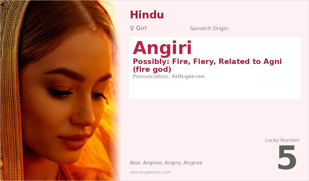 Angiri Name Meaning and Details