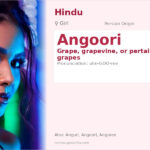 Angoori Name Meaning and Details