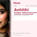 Anhithi Name Meaning and Details