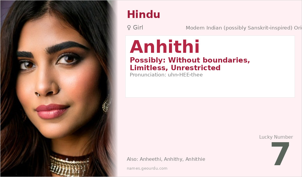 Anhithi Name Meaning and Details