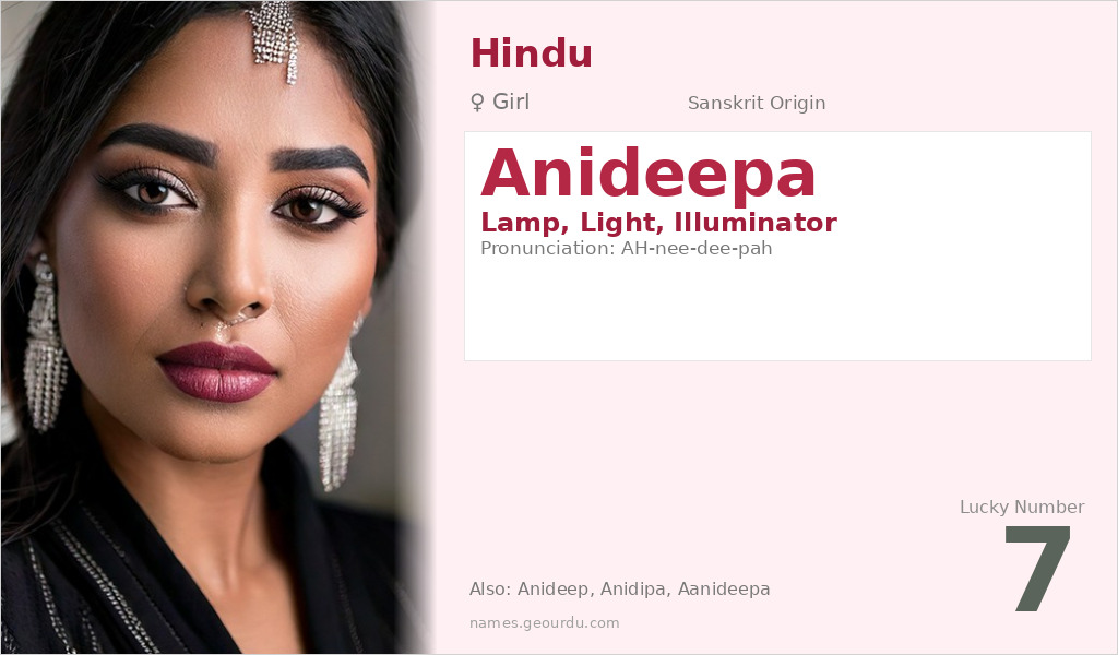 Anideepa Name Meaning and Details