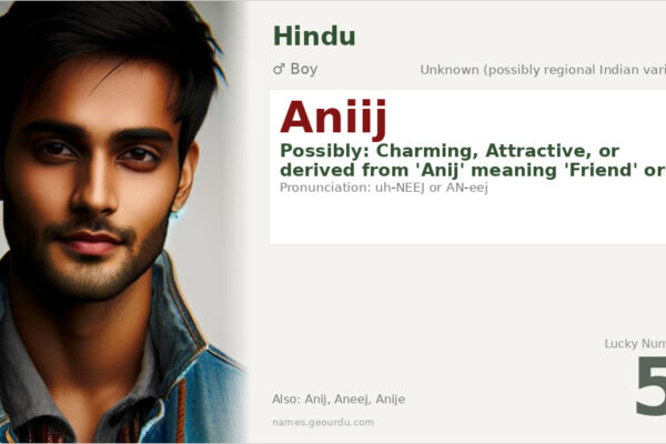 Aniij Name Meaning — Origin, Gender & Details (2025)