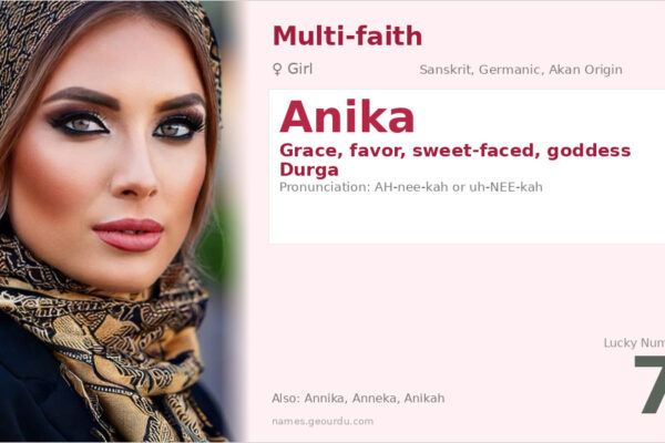 Anika Name Meaning — Origin, Gender & Details (2025)