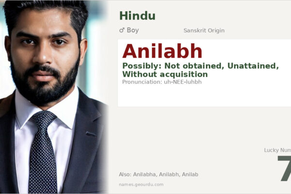Anilabh Meaning — Sanskrit Origin, Boy Name & Details (2025)