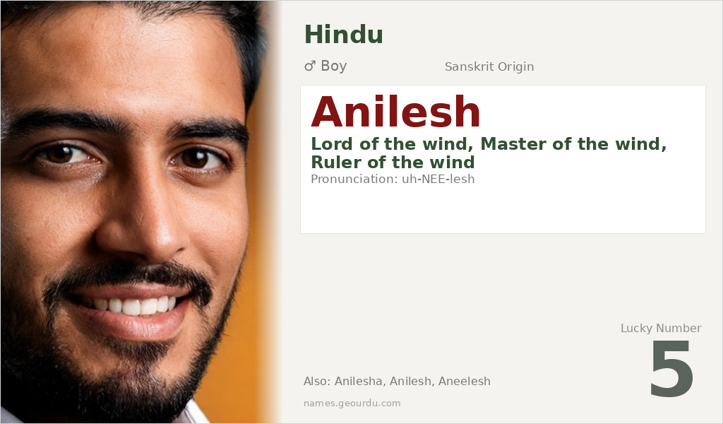 Anilesh Name Meaning and Details
