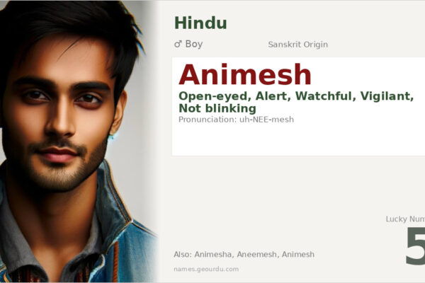 Animesh Name Meaning — Sanskrit Origin, Boy Name & Details (2025)