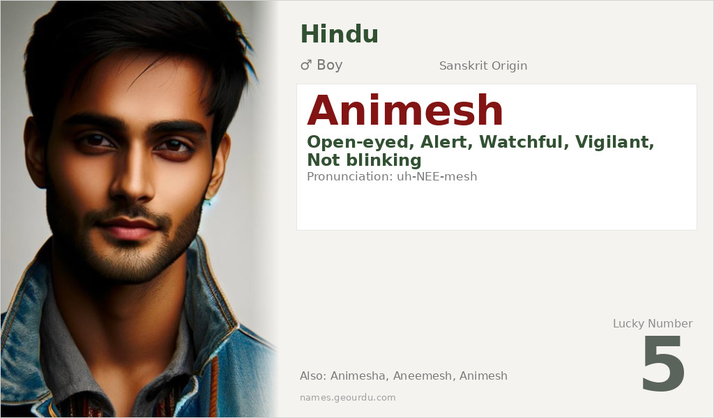 Animesh Name Meaning and Details