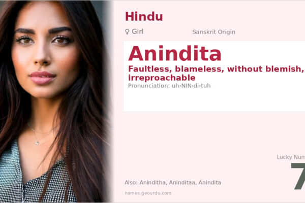 Anindita Name Meaning — Sanskrit Origin, Girl Name & Details (2025)