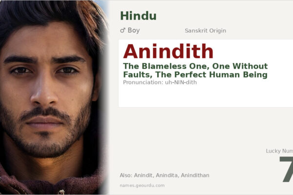 Anindith Name Meaning — Sanskrit Origin, Boy Name & Details (2025)