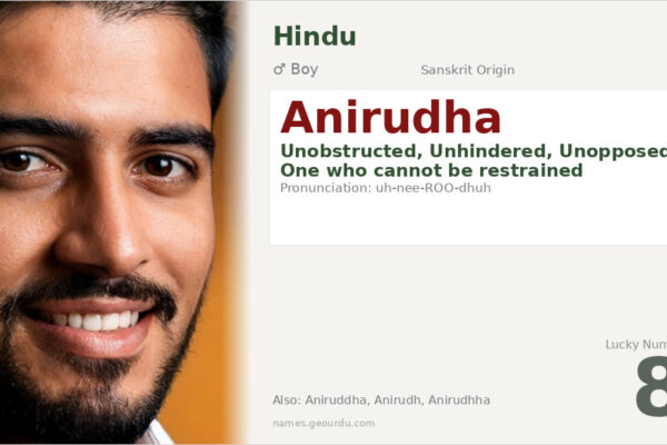 Anirudha Name Meaning — Sanskrit Origin, Boy Name & Details (2025)