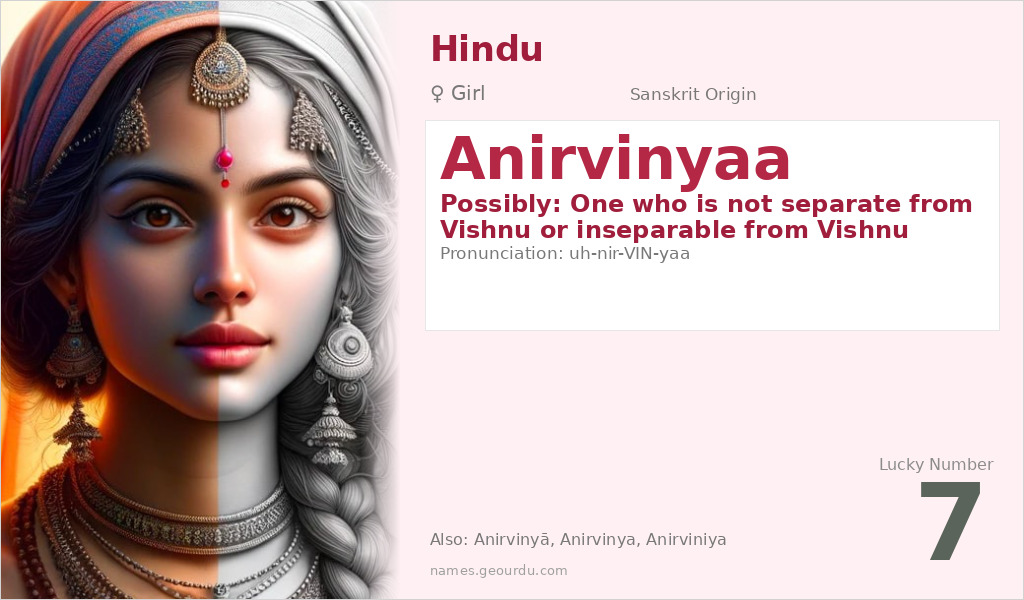 Anirvinyaa Name Meaning and Details