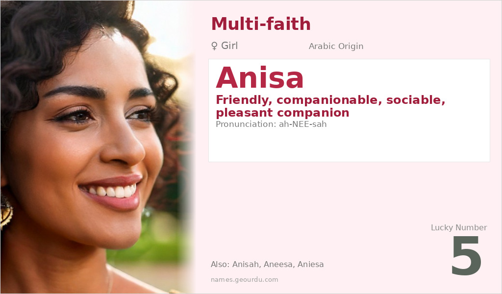 Anisa Name Meaning and Details