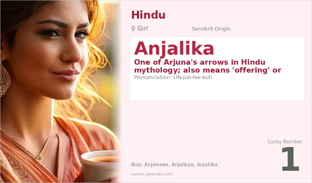 Anjalika Name Meaning and Details