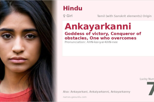 Ankayarkanni Meaning — Tamil Goddess Name, Origin & Details (2025)