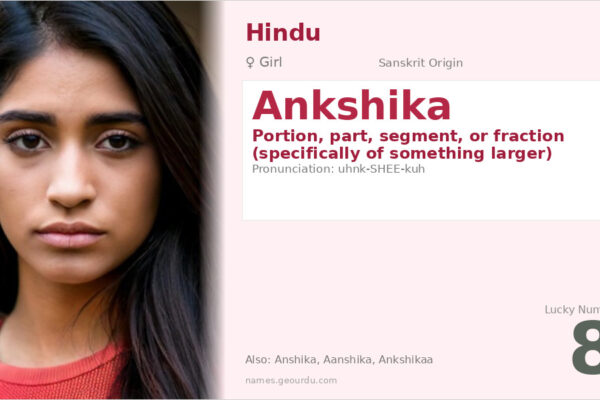 Ankshika Name Meaning — Sanskrit Origin, Girl Name & Details (2025)