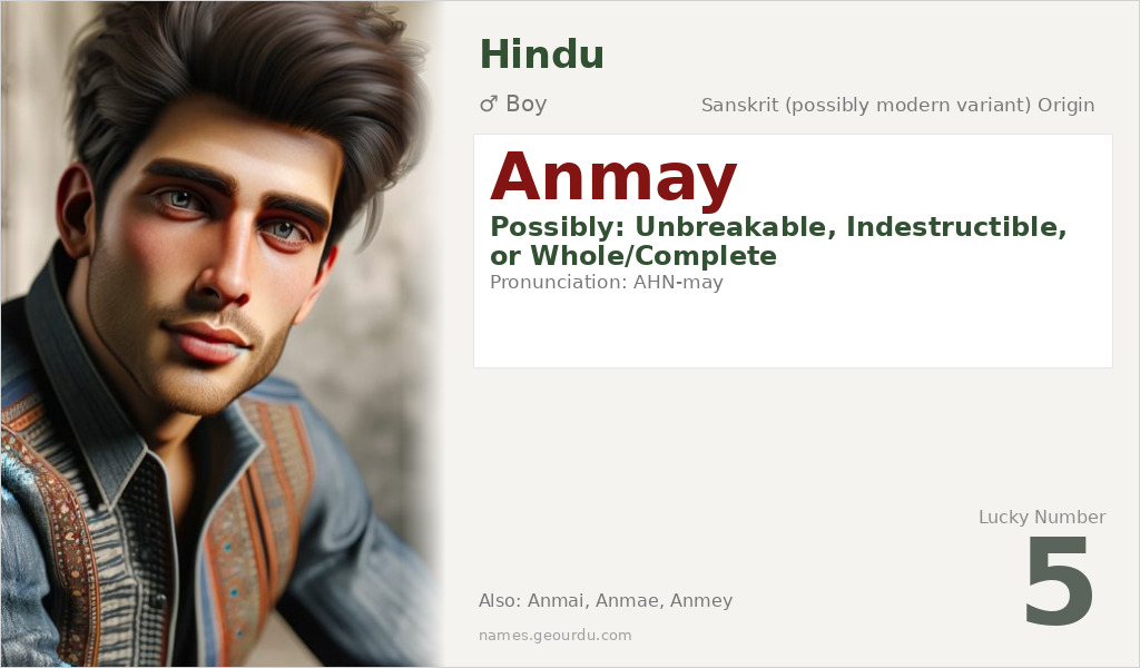 Anmay Name Meaning and Details