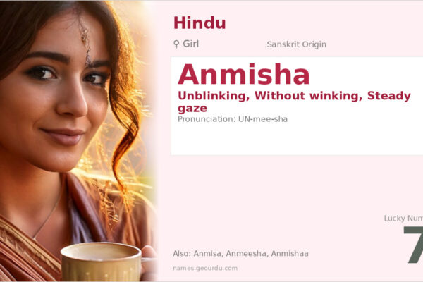 Anmisha Name Meaning — Sanskrit Origin, Girl Name & Details (2025)