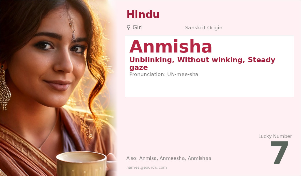Anmisha Name Meaning and Details