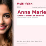 Anna Marie Name Meaning and Details
