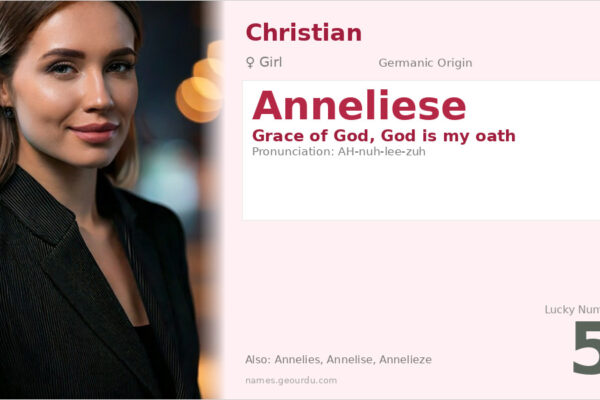 Anneliese Name Meaning — German Origin, Girl Name & Details (2025)