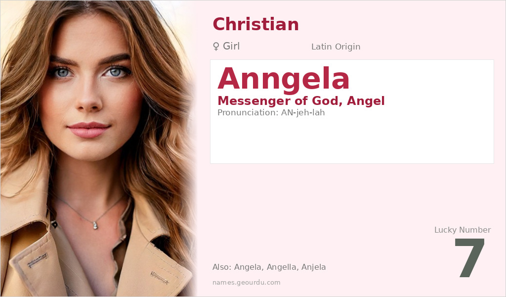 Anngela Name Meaning and Details