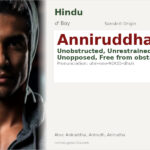 Anniruddha Name Meaning and Details