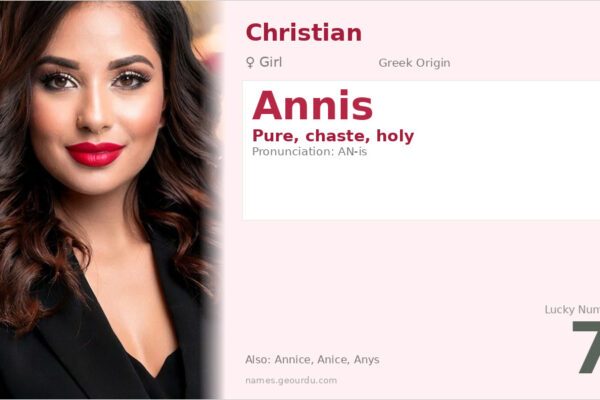 Annis Name Meaning — Greek Origin, Girl Name & History (2025)