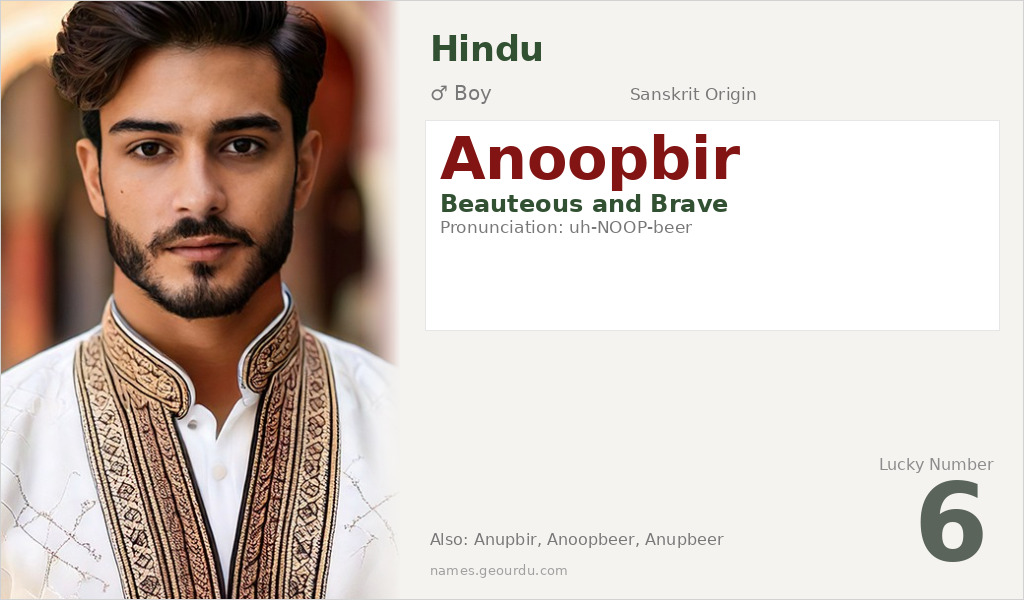 Anoopbir Name Meaning and Details