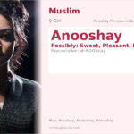 Anooshay Name Meaning and Details