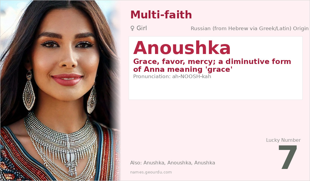 Anoushka Name Meaning and Details