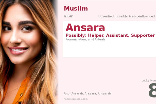 Ansara Name Meaning — Origin, Gender & Details (2025)