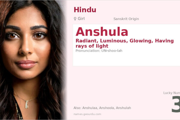 Anshula Name Meaning — Sanskrit Origin, Girl Name & Details (2025)