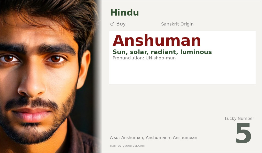 Anshuman Name Meaning and Details