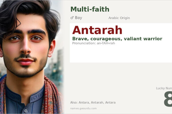 Antarah Name Meaning — Arabic Origin, Brave Warrior & History (2025)