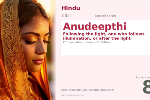 Anudeepthi Name Meaning — Sanskrit Origin, Girl Hindu Name & Details (2025)