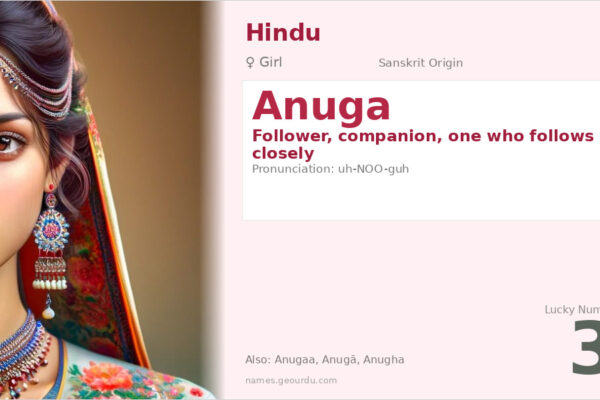Anuga Name Meaning — Sanskrit Origin, Girl Name & Details (2025)