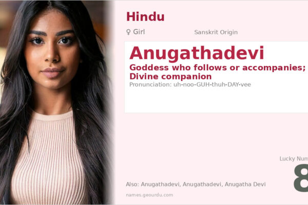 Anugathadevi Meaning — Sanskrit Origin, Goddess Name & Details (2025)