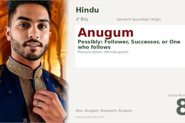 Anugum Name Meaning — Origin, Gender & Details (2025)