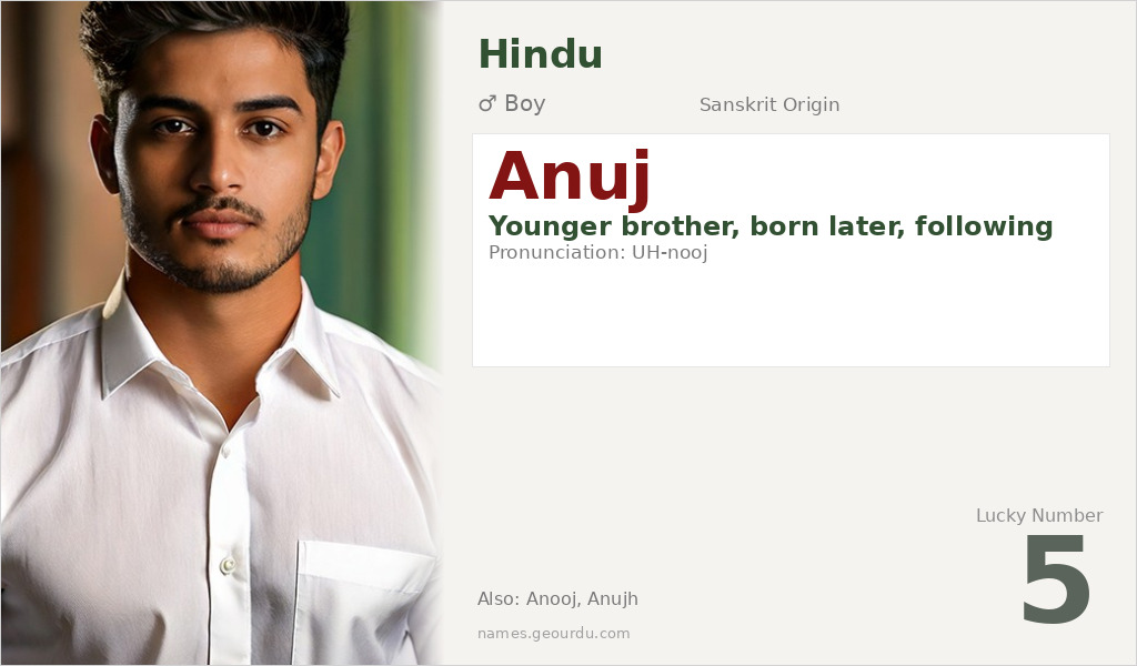 Anuj Name Meaning and Details