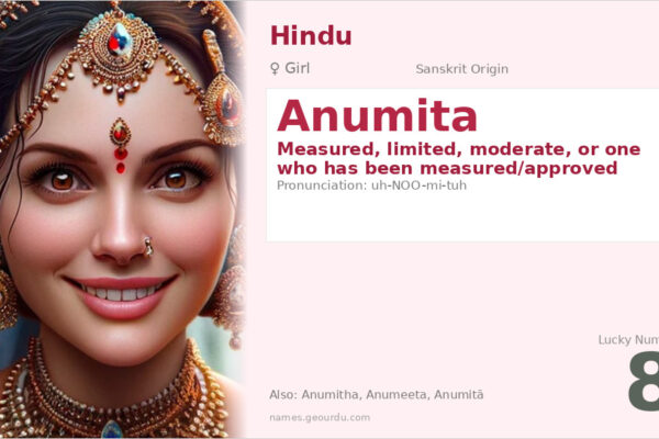Anumita Name Meaning — Sanskrit Origin, Girl Name & Details (2025)
