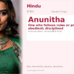 Anunitha Name Meaning and Details