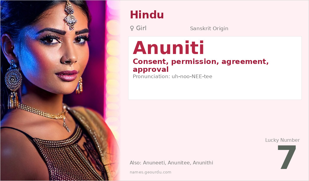 Anuniti Name Meaning and Details