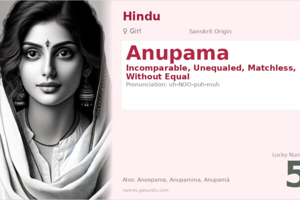 Anupama Name Meaning — Sanskrit Origin, Girl Name & Details (2025)