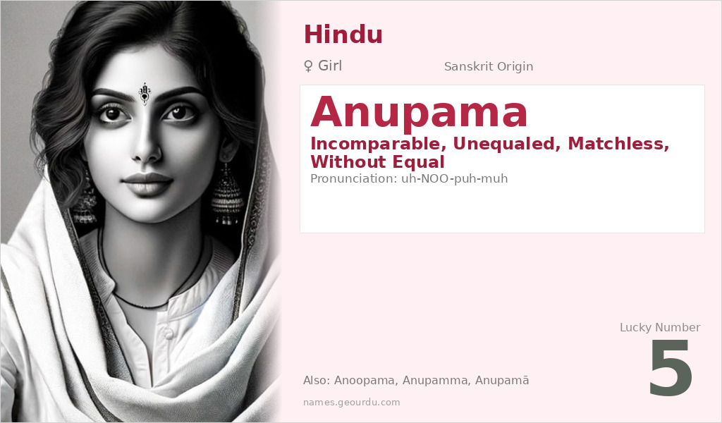 Anupama Name Meaning and Details