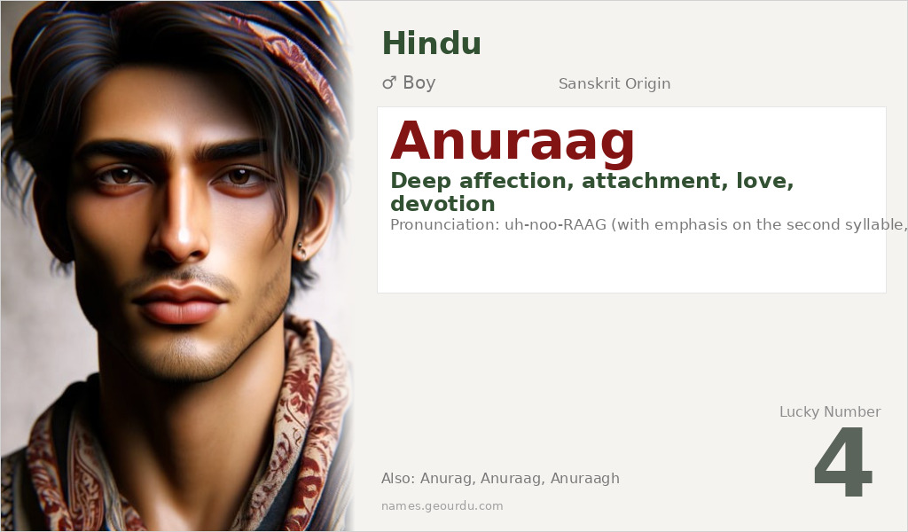 Anuraag Name Meaning and Details