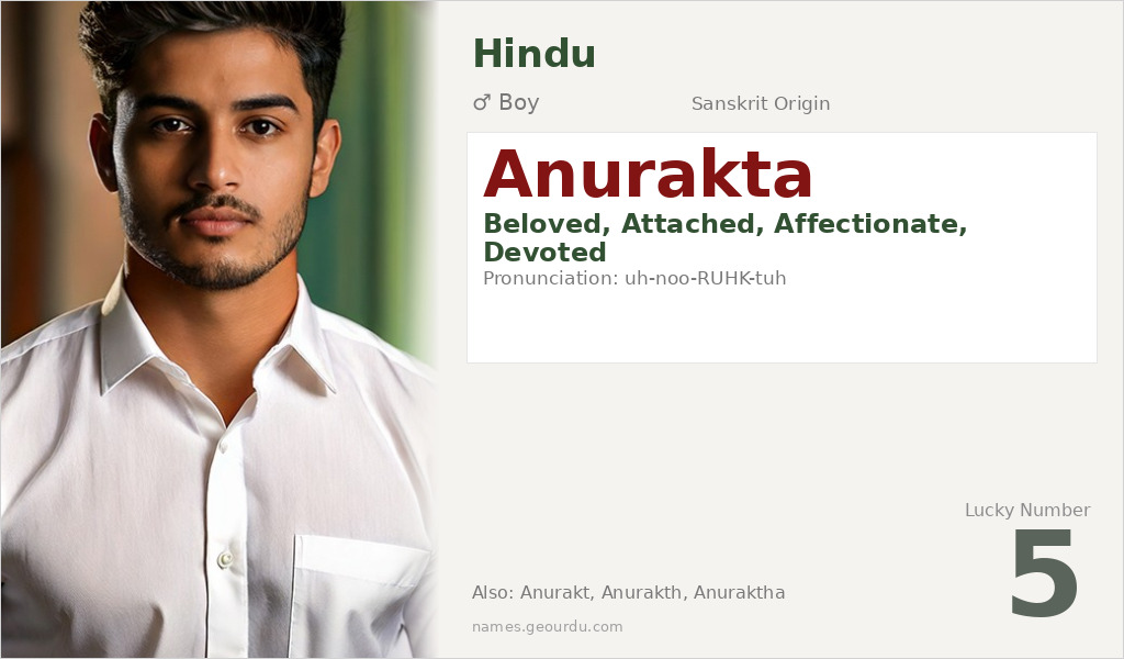 Anurakta Name Meaning and Details